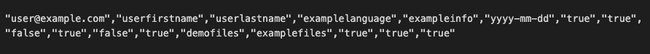 csv import version 2 example