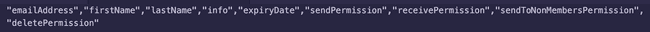 csv file export header fields