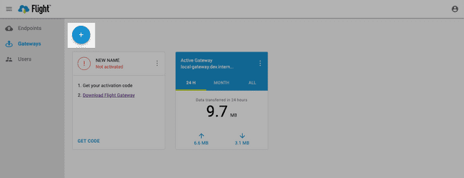 fgw activate add gateway